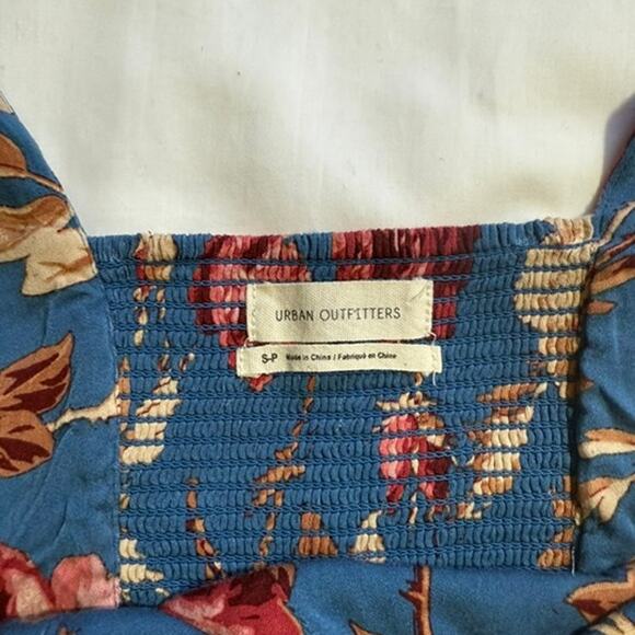 Urban Outfitters Topanga Blue Button-Front Blouse - Picture 7 of 7